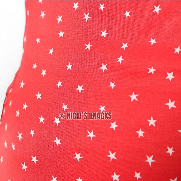 Zara Red Satin Star Bodysuit Y2K Lace Up Corset Tank Snap Bottom Top Size S - Picture 10 of 12